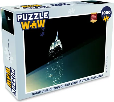 Obrázok produktu pre MuchoWow® Puzzle 1000 ks Nočné osvetlenie Empire State Building