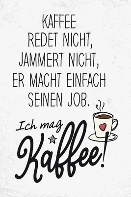 Produktbild von vianmo Holzschild 30x20 cm Kaffee redet nicht, jammert nicht