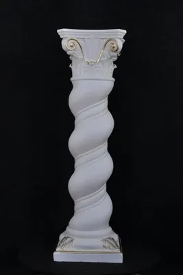 Produktbild von Säule Medusa Mäander Style Dekosäule Säulen Statue Ständer Barock 100cm Neu 1017