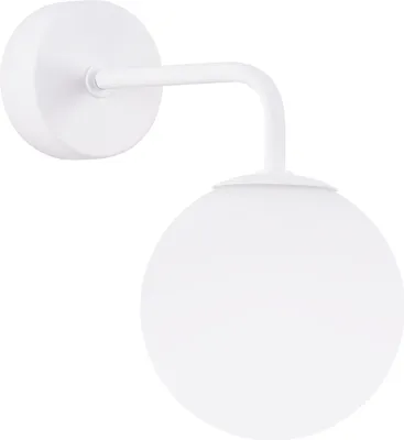 Image de Applique ASTRAL 1 blanc 1xG9 8W acier/verre 21x22x10cm Sollux Lighting