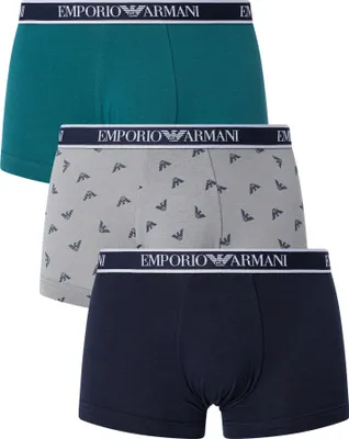 Produktbild von Emporio Armani Herren 3 Packungsstämme, Mehrfarbig