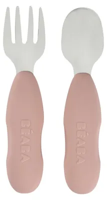 Produktbild von Beaba Besteckset - Baumwolle Candy - 2-teilig