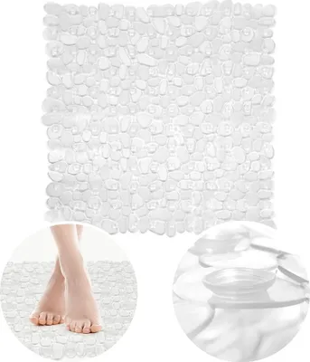 Obrázok produktu pre Orion protišmyková sprchová rohož Sprchová rohož Sprchová rohož Kúpeľňová rohož protišmyková 52x52 cm