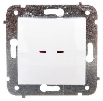 Image de Interrupteur simple Classique Elektro-Plast blanc 1723-10