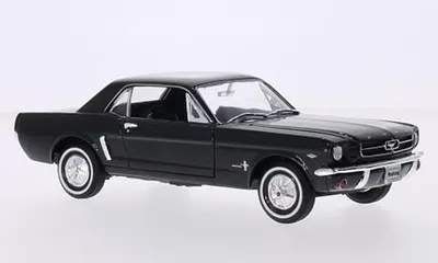 Produktbild von Welly 22451SW Ford Mustang Coupe 1964 1/2 schwarz 1:24