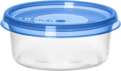 Produktbild von plast team Gefrierdose Helsinki 0,15 Liter rund blau