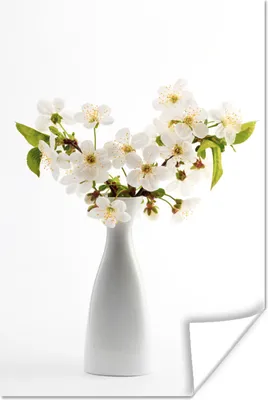 Produktbild von MuchoWow® Poster Stilleben - Vase - Blumen 20x30 cm - Papierdruck