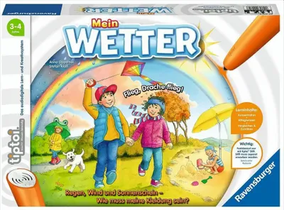 Obrázok produktu pre tiptoi Mein Wetter, Stolová hra, Vzdelávací, 3 rok / roky