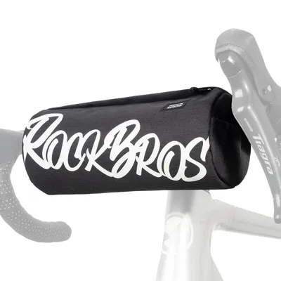 Immagine prodotto di ROCKBROS Borsa da bicicletta Borsa da manubrio multifunzione staccabile Poliestere MTB 2L Nero
