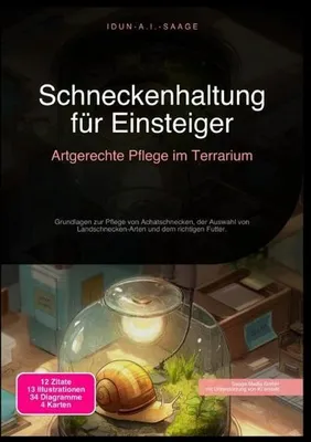 Produktbild von Schneckenhaltung für Einsteiger: Artgerechte Pflege im Terrarium