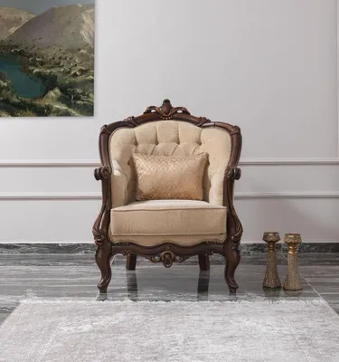 Produktbild von Polstersofa Sofa Sofagarnitur Couch Stoffsofa Beige Chesterfield Set