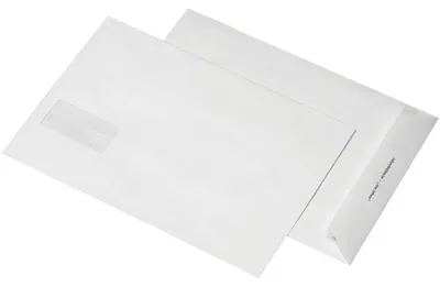 Produktbild von 250 Versandtaschen B4 Briefumschläge mit Fenster