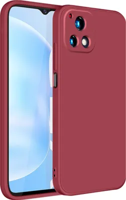 Image de Etui pour VIVO Y52S Etui en silicone liquide souple, antichoc en caoutchouc rouge