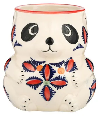 Keramik-Cocktailbecher Panda-Design, Tiki-Glas, 480 ml