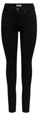 Produktbild von ONLY Damen Onllulu Hw Skinny Push Up Box, Black Denim, XS / 32L