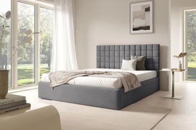 Produktbild von Doppelbett 160x200 TAISA 3 - grau
