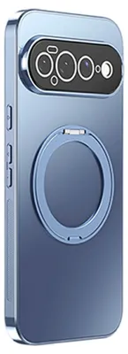 Immagine prodotto di Custodia per smartphone con magnete MagSafe, anello girevole a 360 gradi, protezione per fotocamera, compatibile con Google Pixel 11, realizzata in plastica