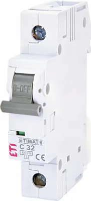 Image de Disjoncteur de protection de ligne ETIMAT 6 1P 6kA C32