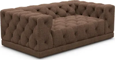 Produktbild von Strukturstoff 2-Sitzer Couch Meliva Braun