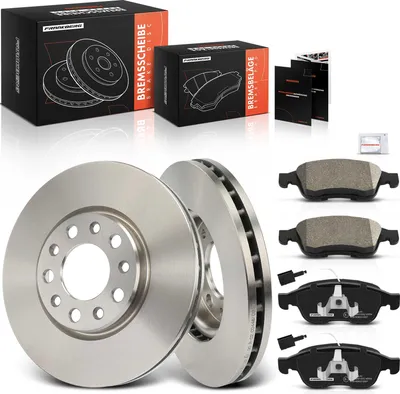 Image de Frankberg 2x disques de frein 4x plaquettes de frein avant pour Alfa Romeo Giulietta 940 1.4L 1.6L 2010-2020