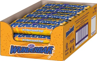 Produktbild von Wunderbar Schokoriegel Kiste mit 24x 49g