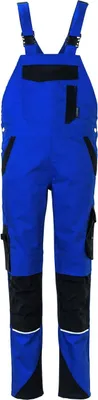 Produktbild von Planam Latzhose Norit Damen Gr. 54 kornblau/schwarz
