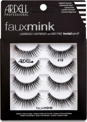 Produktbild von Faux Mink Wimpern Set x4 Ardell 812, natürlich wirkend