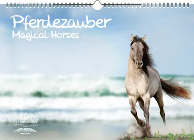 Produktbild von Pferdezauber DIN A3 - Immerwährender Kalender Pferde und Fohlen - Seelenzauber