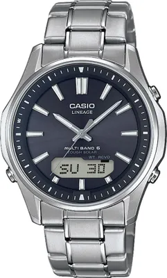 A close-up studio shot of a Casio watch.