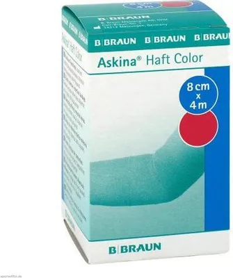 Produktbild von Askina Haftbinde Color 8 cmx4 m pink 1 St