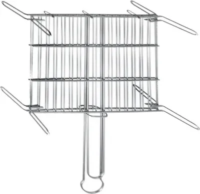 Obrázek produktu pro Dvojitý gril na grilování - zinek - 45x45cm - 76843