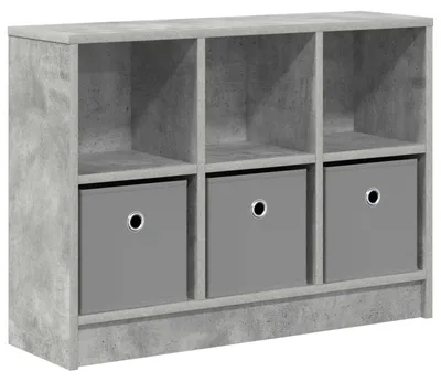 Produktbild von Eleganten-Stil Kommode Sideboard - Wohnzimmerschrank - für Flur, Schlafzimmer - mit Schubladen Beton Grau 73,5x22,5x53,5 cm - Kommoden - Möbel26