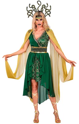 Produktbild von Kostüm Medusa Göttin Schlange Karneval Fasching, Groesse:XL