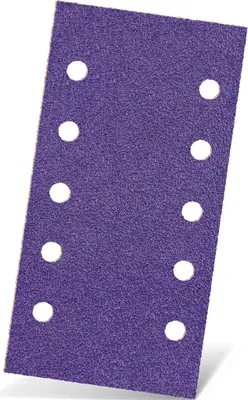 Produktbild von MENZER Titanium HD Klett-Schleifblätter, 230 x 115 mm, 10-Loch, f. Schwingschleifer, Keramik-Mix (50 Stk.) K800