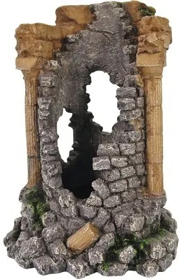 Produktbild von Aquariumdekoration Säulen mit Mauerwerk 22 cm