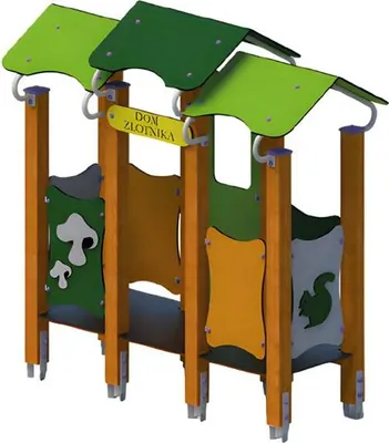 Produktbild von Spielplatz Spielhaus Kinderspielplatz Kinderzelt Spielhäuschen Spielplatzanlage