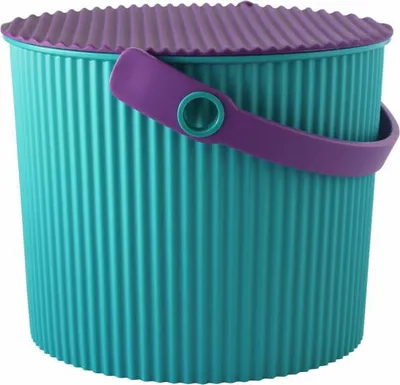 Immagine prodotto di Seau Hachiman Omnioutil S Turquoise 8 Litres : Pratique et Élégant