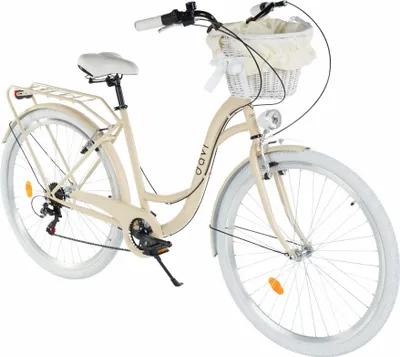 Produktbild von Damenfahrrad Davi Emma 28", 7 Gänge, 160-185 cm, Kaffeebraun/Weiß
