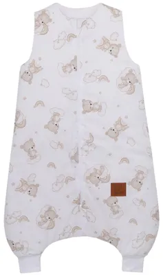 Produktbild von Infantilo Kinderschlafsack mit Beinen, gefüttert, Bärenmuster
