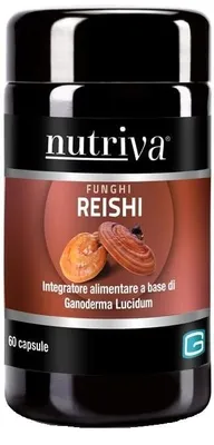 Immagine prodotto di Nutriva Reishi 60 Capsule Da 596 Mg