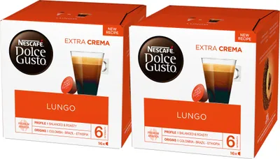 Immagine prodotto di Nescafé Dolce Gusto Caffè Lungo, 2er Pack, 2 x 16 Kapseln