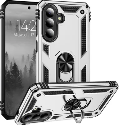 Produktbild von Armor Outdoor Handyhülle für Samsung Galaxy A57 5G Handy Panzer Case Cover Schutzhülle Farbe: Silber