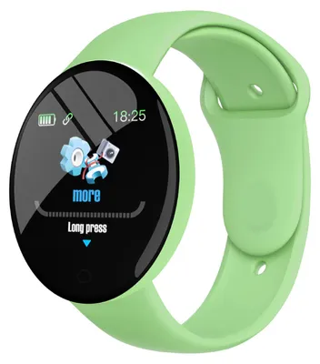 Produktbild von D18PRO Smart Armband 1,44'' OLED Single-Touchscreen Macaron Ultraleichter Koerper Herzfrequenz-/Blutdruckmessgeraet Mehrere Sportmodi 3-5 Tage Standby-Meldungserinnerung/Musiksteuerung/Wetter
