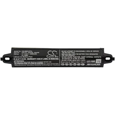 Produktbild von Akku für Bose 404600, Bose Soundlink, Bose Soundlink 2 (äqu. Bose 330105), 3400 mAh