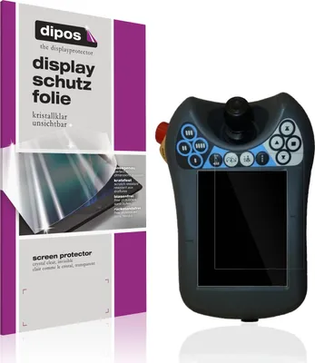 Produktbild von 2x Schutzfolie für  IRC5 FlexPendant TPU4 klar Displayschutzfolie Folie Display Schutz dipos