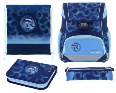 Zdjęcie produktu dla Plecak szkolny herlitz Loop Plus „Dolphin Ride”