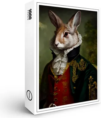 Produktbild von raxxa Premium-Puzzle "Meister Lampe", 1000 Teile