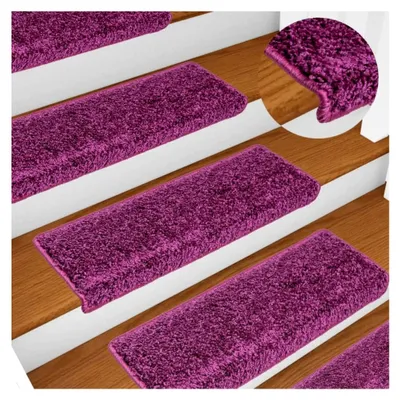 Produktbild von Treppenmatten 10 STK. 65x21x4 cm Violett