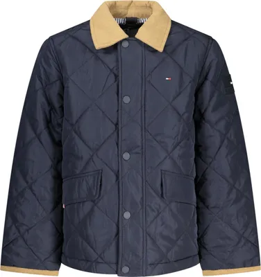 Produktbild von Kinderjacke Blau mit Stickerei: Kontrastdetails & Reißverschluss