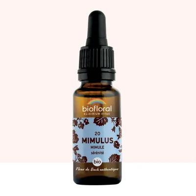 Image de Biofloral - Fleur de Bach n°20 Mimulus - Mimule -Demeter - 20 ml
